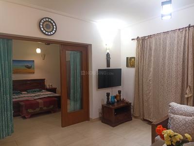 Hall Image of 800 Sq.ft 1 BHK Apartment / Flat for rent in Siolim Goa for Rs. 45000