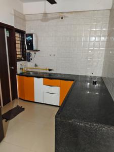 Kitchen Image of 1200 Sq.ft 2 BHK Apartment / Flat for rent in Silver Elysium, Chhani Vadodara for Rs. 18000