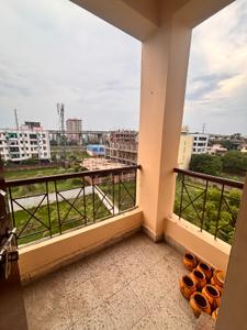 Balcony Image of 1361 Sq.ft 3 BHK Apartment / Flat for rent in GenX Infra Homes Lotus, Rukanpura Patna for Rs. 15000