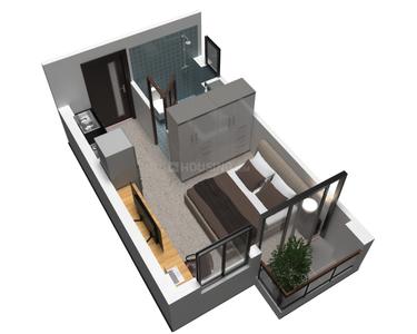 Image of 216 Sq.ft 1 RK Apartment / Flat for sale in New Royal Enclave, New Town, Kolkata for Rs. 750000