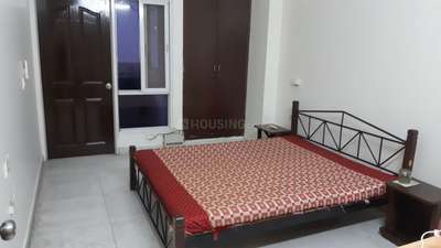 Bedroom Image of 1200 Sq.ft 3 BHK Builder Floor for rent in Indirapuram Ghaziabad for Rs. 28000