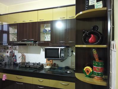 Kitchen Image of 1080 Sq.ft 3 BHK Apartment / Flat for sale in Rajbansi Nagar Patna for Rs. 9500000