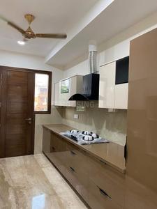 Kitchen Image of 541 Sq.ft 1 BHK Builder Floor for rent in Said-Ul-Ajaib New Delhi for Rs. 14200