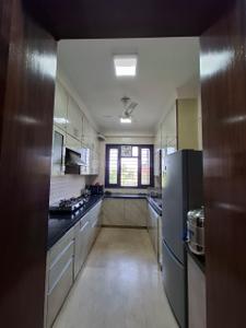 Kitchen Image of 1800 Sq.ft 3 BHK Builder Floor for sale in Malviya Nagar New Delhi for Rs. 42500000