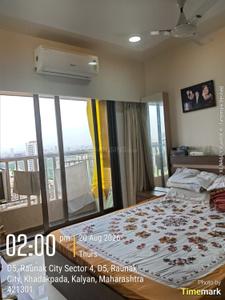 Bedroom Image of 1500 Sq.ft 2.5 BHK Apartment / Flat for sale in Raunak City, Kalyan West Kalyan for Rs. 9800000