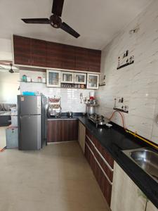 Kitchen Image of 729 Sq.ft 2 BHK Apartment / Flat for rent in Soma Talav Vadodara for Rs. 18000