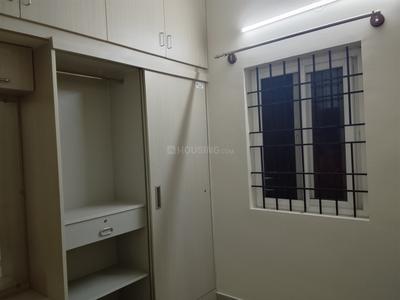 Bedroom Image of 580 Sq.ft 1 BHK Builder Floor for rent in Indira Nagar Bengaluru for Rs. 21000