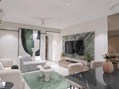 Living Room Image of 1096 Sq.ft 3 BHK Apartment / Flat for sale in Hubtown Rising City, Ramabai Ambedkar Nagar Mumbai for Rs. 28500000