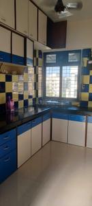 Kitchen Image of 800 Sq.ft 2 BHK Apartment / Flat for rent in Sai Complex Housing, Dahisar West Mumbai for Rs. 48000