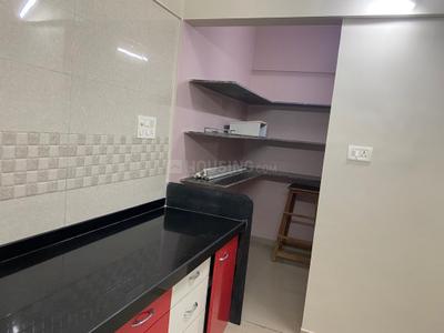 Kitchen Image of 750 Sq.ft 1 BHK Apartment / Flat for rent in Sai Shakti Apartment Phase 1, Chala Vapi for Rs. 10000