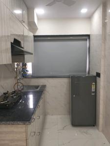 Kitchen Image of 370 Sq.ft 1 RK Apartment / Flat for rent in DLF Capital Greens, Karampura New Delhi for Rs. 26000