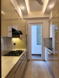 Kitchen Image of 1600 Sq.ft 3 BHK Builder Floor for rent in Trehan Luxury Floors 71, Sector 71 Gurgaon for Rs. 48000