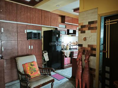 Kitchen Image of 850 Sq.ft 2 BHK Apartment / Flat for rent in Naktala Kolkata for Rs. 12500