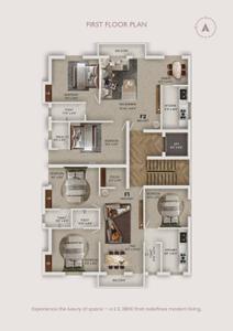 Floor Plan Image of 726 Sq.ft 2 BHK Apartment / Flat for sale in Surapet Chennai for Rs. 4900000