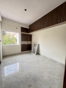 Bedroom Image of 650 Sq.ft 1 BHK Builder Floor for rent in Indira Nagar Bengaluru for Rs. 35000