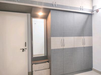 Bedroom Image of 930 Sq.ft 3 BHK Apartment / Flat for rent in Aswani Aaeesha, Rayasandra Bengaluru for Rs. 22000