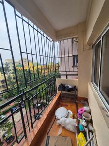 Balcony Image of 1220 Sq.ft 3 BHK Apartment / Flat for rent in South City Garden, Behala Kolkata for Rs. 30000