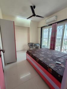 Bedroom Image of 1200 Sq.ft 2 BHK Apartment / Flat for rent in Proviso Sai Proviso Aashlesha, Kopar Khairane Navi Mumbai for Rs. 85000