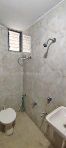 Bathroom Image of 525 Sq.ft 2 BHK Apartment / Flat for rent in Omkar Swarnim Paradise, Vavol Gandhinagar for Rs. 22000