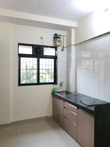 Kitchen Image of 610 Sq.ft 1 BHK Apartment / Flat for sale in Raunak Unnathi Woods Phase 1 and 2, Kasarvadavali Thane for Rs. 6000000