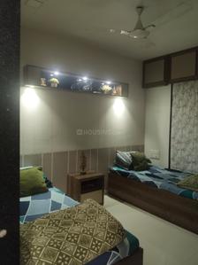 Bedroom Image of 1200 Sq.ft 2 BHK Apartment / Flat for rent in Digja Shiv Digja, Pal Gam Surat for Rs. 27000