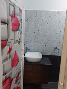 Bathroom Image of Spacious AC PG Room for Female with Food in Bogadi, Mysore