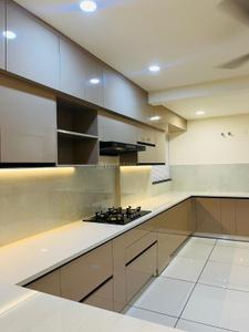 Kitchen Image of 1600 Sq.ft 3 BHK Apartment / Flat for rent in Malaparamba Kozhikode for Rs. 40000
