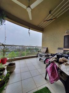 Balcony Image of 1050 Sq.ft 2 BHK Apartment / Flat for rent in Lunkad Amazon, Viman Nagar Pune for Rs. 52000