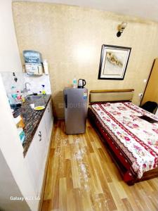 Bedroom Image of 450 Sq.ft 1 RK Builder Floor for rent in Sector 56 Gurgaon for Rs. 19000