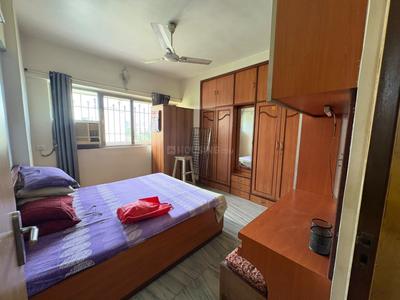 Bedroom Image of 800 Sq.ft 2 BHK Apartment / Flat for rent in Hyde Park Premium CHS Ltd E1 E2 Buildings, Thane West Thane for Rs. 46000