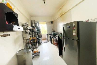 Kitchen Image of 1000 Sq.ft 2 BHK Apartment / Flat for sale in Wakad Pune for Rs. 6500000