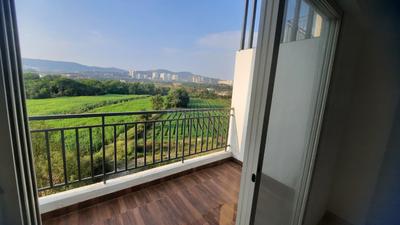 Balcony Image of 414 Sq.ft 1 BHK Apartment / Flat for sale in Platinum Park, Maan Pune for Rs. 4700000