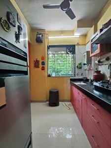 Kitchen Image of 625 Sq.ft 1 BHK Apartment / Flat for sale in Sanghvi Valley, Kalwa Thane for Rs. 7500000