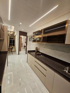 Kitchen Image of 690 Sq.ft 2 BHK Apartment / Flat for sale in Shreeji Meadows 83, Vikhroli West Mumbai for Rs. 19000000