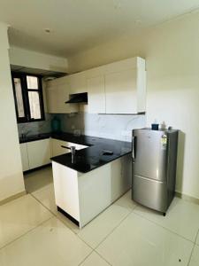 Kitchen Image of 1400 Sq.ft 3 BHK Apartment / Flat for rent in Bajwa Sunny Heights, Kharar Mohali for Rs. 25000