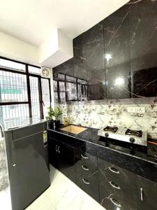 Kitchen Image of 378 Sq.ft 1 RK Apartment / Flat for rent in Suncity Anantam Vrindavan, Jait Vrindavan for Rs. 17000
