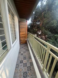 Balcony Image of 600 Sq.ft 1 BHK Apartment / Flat for rent in Indira Nagar Bengaluru for Rs. 40000