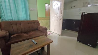 Living Room Image of 550 Sq.ft 1 BHK Apartment / Flat for rent in Rayasandra Bengaluru for Rs. 17000