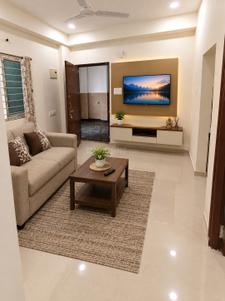 Hall Image of 650 Sq.ft 1 BHK Apartment / Flat for rent in Kondapur Hyderabad for Rs. 23000