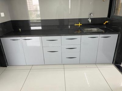 Kitchen Image of 1550 Sq.ft 3 BHK Apartment / Flat for rent in Serenity Life, Vaishno Devi Circle Ahmedabad for Rs. 24000