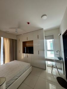 Bedroom Image of 600 Sq.ft 1 BHK Apartment / Flat for rent in L And T Raintree Boulevard, Sahakara Nagar Bengaluru for Rs. 45000