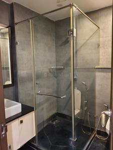Bathroom Image of 1200 Sq.ft 1 BHK Builder Floor for rent in Chittaranjan Park New Delhi for Rs. 43000