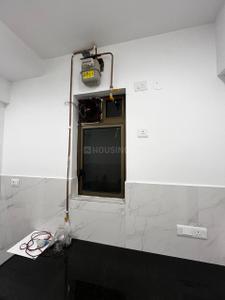 Kitchen Image of 600 Sq.ft 1 BHK Apartment / Flat for rent in Raymond Realty Ten X Habitat Tower C, Thane West Thane for Rs. 35000