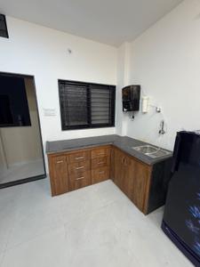 Kitchen Image of 400 Sq.ft 1 RK Apartment / Flat for rent in Scheme No 114 Indore for Rs. 16000