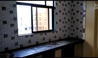 Kitchen Image of 450 Sq.ft 1 RK Apartment / Flat for sale in Qualcon Greenwood Estate Phase 2, Hedutane Navi Mumbai for Rs. 2300000