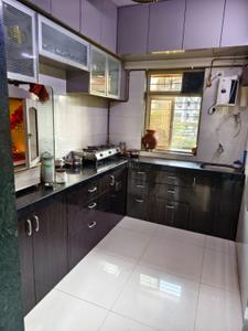 Kitchen Image of 653 Sq.ft 1 BHK Apartment / Flat for rent in Jagdish Apartments, Andheri East Mumbai for Rs. 47000