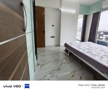 Bedroom Image of 2000 Sq.ft 3 BHK Apartment / Flat for rent in The Gate, Raysan Gandhinagar for Rs. 50000