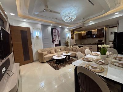 Living Room Image of 1300 Sq.ft 4 BHK Apartment / Flat for sale in Hastsal New Delhi for Rs. 8000000