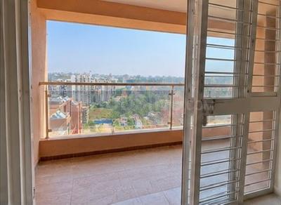 Balcony Image of 1050 Sq.ft 3 BHK Apartment / Flat for rent in K Ville, Ravet Pune for Rs. 30000