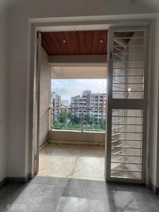 Balcony Image of 1064 Sq.ft 2 BHK Apartment / Flat for rent in Sai Krupa Landmark, Thergaon Pune for Rs. 20000